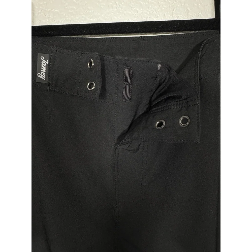 Jamey Crack Skull Men's Swim  Shorts Unisex Size 29 Black‎ Missing Drawstring